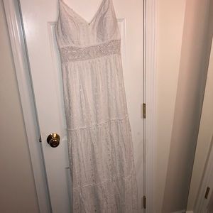 Melody tiered eyelet maxi dress